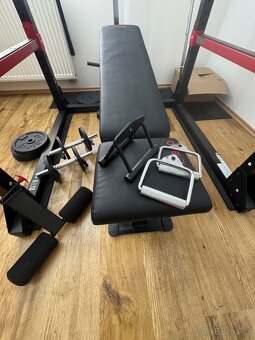 Corenght - Posilovací klec Power Rack 900, posilovací lavice - 2