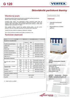 Armovací podlahová tkanina Adfors Vertex Grid G120 - 2
