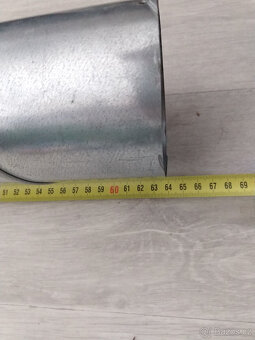 Ventilační potrubí 100 mm pozink délka 640 mm - 2