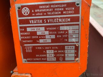 Stavební vrátek SVK 250 - 2