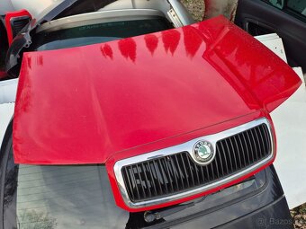 Přední kapota Škoda Fabia 1, červená 8151 - 2