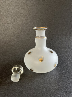 Flakón, karafka 250ml s puntíky, matované sklo - 2