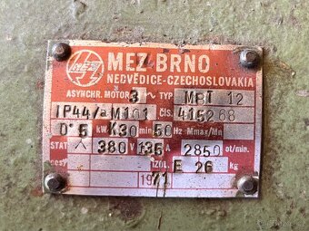 Stolní bruska 380 V - 2