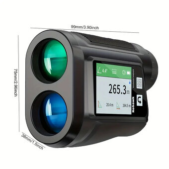 Optický multifinkční, laserový dálkoměr, lov, golf, outdoor - 2