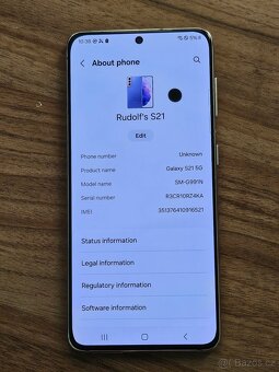 Samsung S21 poškozený displej - 2
