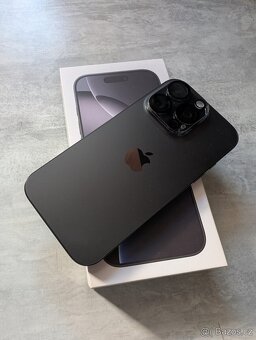 Prodám vyměním iPhone 16pro 128gb black titanium - 2