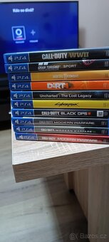 PS 4 pro 1TB 2 ovladače 11 her - 2