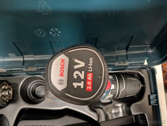akušroubovák BOSCH GSR 12v-15fc - 2