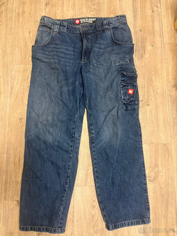 Pracovní džíny zn. Strauss vel.56 - 2