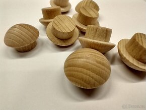 Záslepky s čepem 15mm, buk - 2