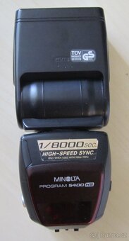 Blesk Minolta Program 5400 HS-výkonný,profi-Top stav - 2