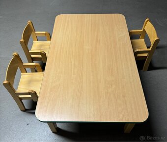 Dětský 1xstůl a 3xžidle - 2