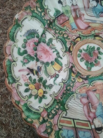 Prodám retro čínský talíř z kolekce Famille Rose - 2