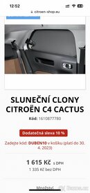clony Citroen c4 cactus 2014- - 2