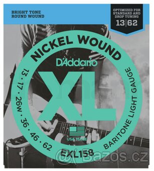 Prodám struny D´addario (celkem 3 balení) - 2