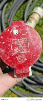 Elektro prodlužovací kabel 30m 380v,rozvaděč, jističe - 2