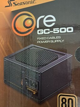 Prodám zdroj Seasonic CORE-GC-500 - 2