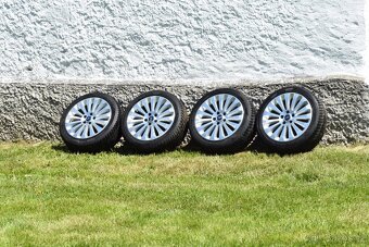 Alu kola 5x108 R17 - originál FORD (zánovní zimní pneu 9 mm) - 2