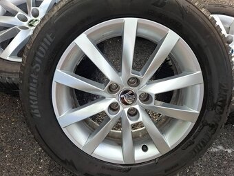 Alu kola 16" Škoda Alaris 5x100 pneu 205/60R16 - 2