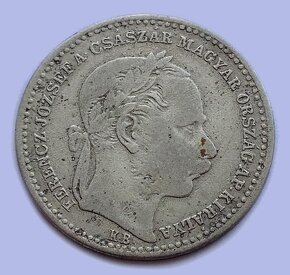 František Josef I.,20 krejcar 1868 KB,originál, velmi vzácný - 2