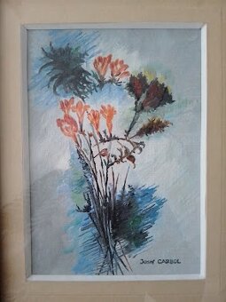 OBRAZ ORIGINAL MALBA HYACINTH či FREESIA - 2