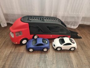 Little Tikes Tahač s návěsem pro přepravu aut - 2