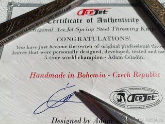 Original AceJet Spring Steel Throwing Knife - 2