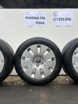 Sada zimních ALU kol Škoda |5x112, 205/55/16| - 2