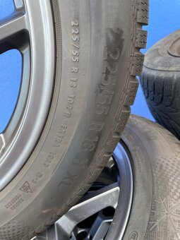 BMW G60 kompletní sada zimních kol 225/55 R18 Continental. - 2