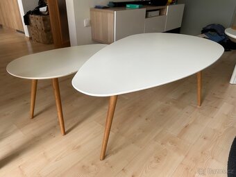 Konferenční stůl sada 2ks - 2