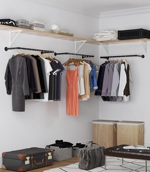 Nové šatní tyče 2ks v balení - 2