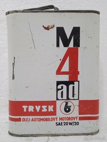 TRYSK M4ad Benzina - Retro plechovka - ČSSR - 2