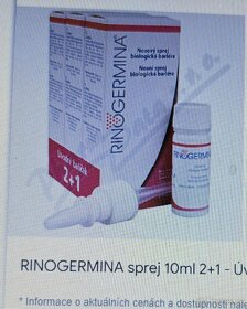 Prodám 2x balení Rinogermina - cena 2 za 1 - 2