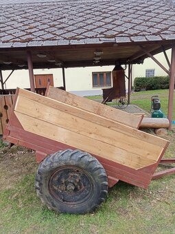 Prodám hydraulicky sklápěcí káru za traktor - 2