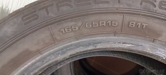 Prodám letní pneumatiky 165/65 R15 - 2