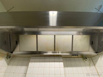 Gastro digestoř PROFI, tukové filtry, délka 250cm - 2