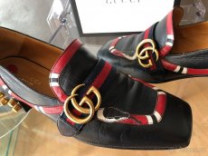 Celokožené mokasíny Gucci - 2