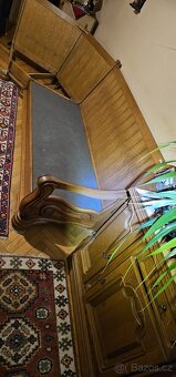 Rohová rustikání sedací souprava-korpus krásně propracovaný - 2