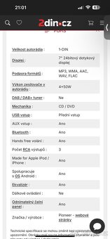 Pioneer AVH-A7100BT multimediální jednotka do auta - 2