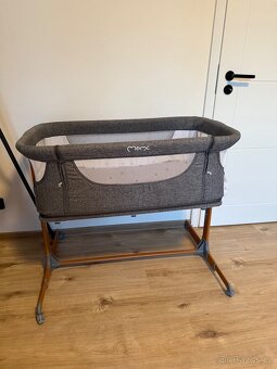 Postýlka Momi Smart Bed 4v1 šedá - 2