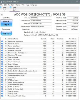 WD SSD 1TB m.2 SATA - 2