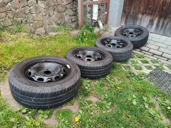 Plechové disky s pneu 6Jx14 ET43 Škoda fabia - 2