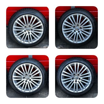 Original ALU kola VW Solitude 17" 7,5J ET47 pneu 205/50/R17 - 2