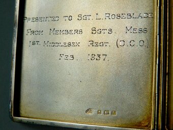 Tabatěrka - stříbrná z roku 1937 (138g) - 2