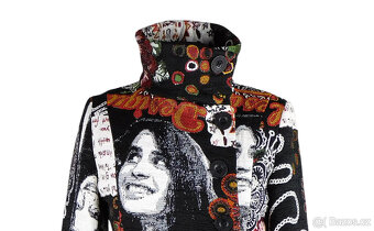 Dámský zimní extravagantní barevný kabát DESIGUAL S - 2