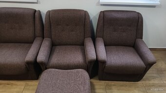 Gauč, křesla, bobík - 2
