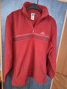 Mikina pánská flísová mikina Adidas vel. XL / XXL - 2