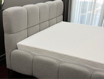 Manželská postel , uplne nový . Šedá | 180x200 , 160x200 | - 2