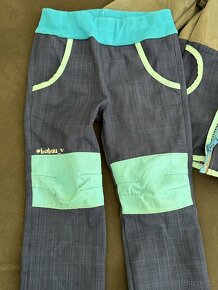 Sotshellová bunda + kalhoty 90/92 rozměry v textu - 2