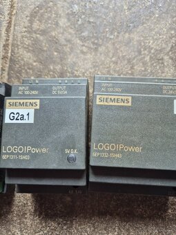 Napájecí zdroje – Siemens LOGOPower, Mean Well, Murr – 5V / - 2